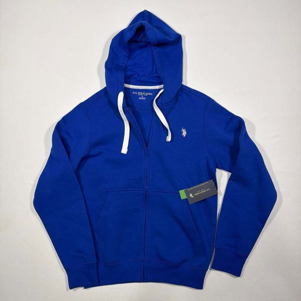 U.S. Polo Assn. Royal Blue Full Zip Hoodie